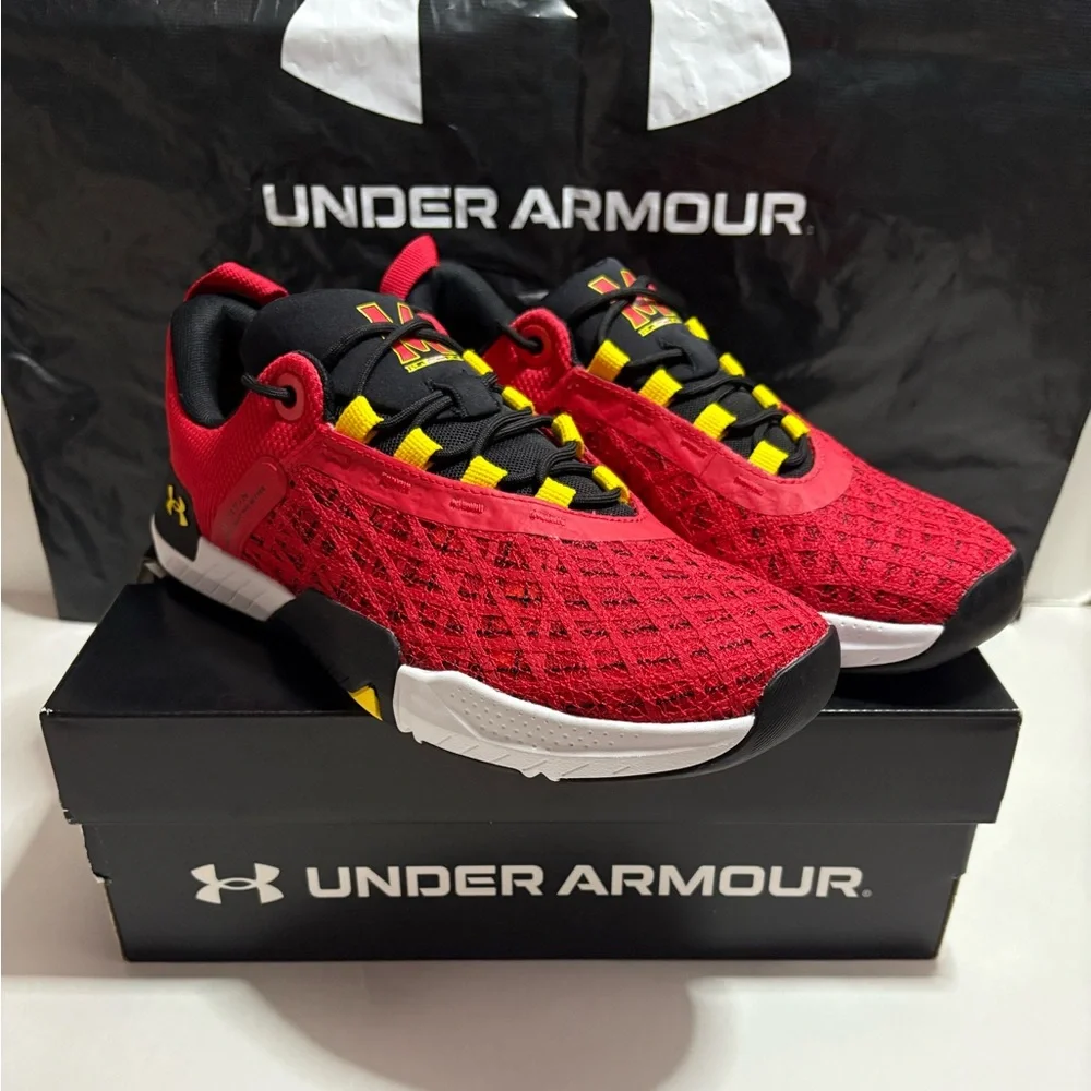 Under Armour Men's TriBase Reign 5 Training Shoes Red athletic sneakers  3026909